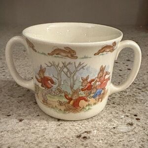 Royal Doulton Cream Children's Mug with Bunny Design